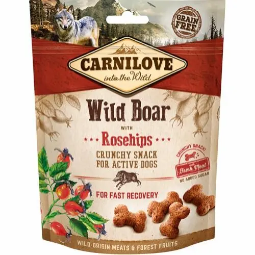 Carnilove Crunchy Snack Vildsvin/Hyben