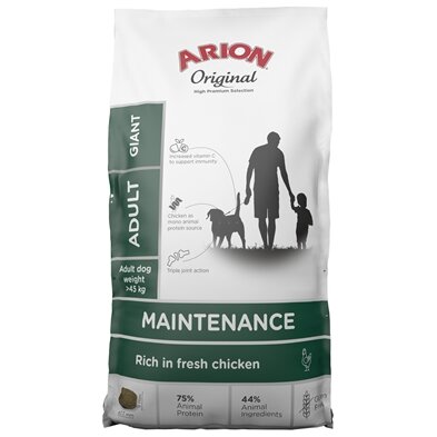 Arion Maintenance Gigant Voksen Foder Kylling/Ris 12kg