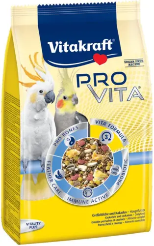 Vitakraft Pro Vita Parakit Og Papegøje 750 Gram