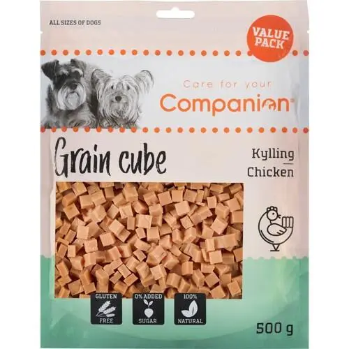 Companion Kylling Kube Godbid 500gram