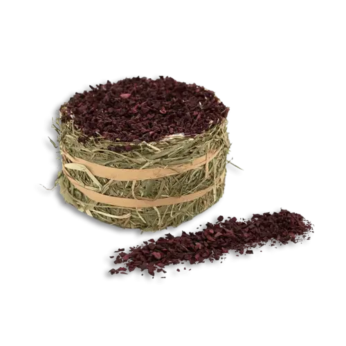 Naturhof Hø-Cupcake med rødbededrys