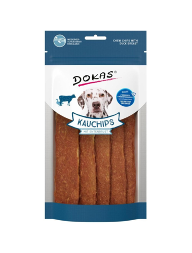 Dokas Tyggechips m. and og kollagen 175gr
