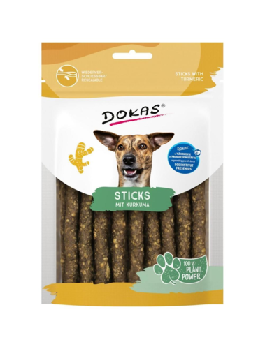 Dokas Stænger m. gurkemeje 105gr