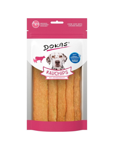 Dokas Tyggechips m. kylling og kollagen 175gr