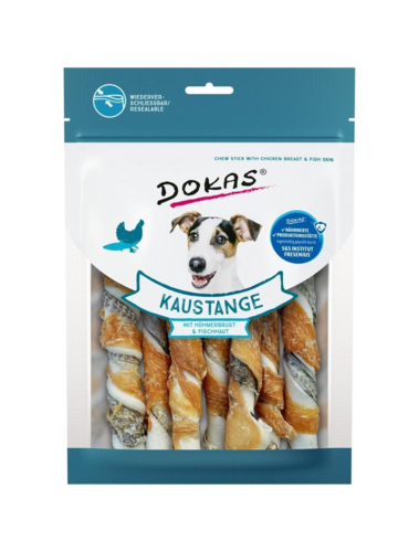 Dokas Tyggepind m. kyllingebryst og fisk 170gr