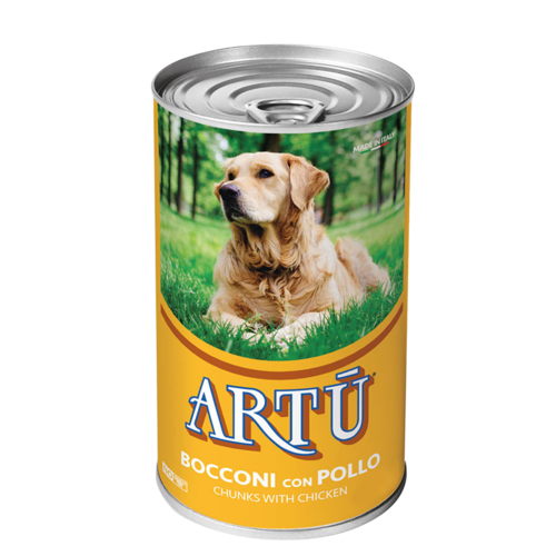 Artu Dåsemad til hund med kylling 415 g