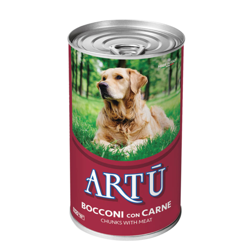Artu Dåsemad til hund med oksekød 415 g
