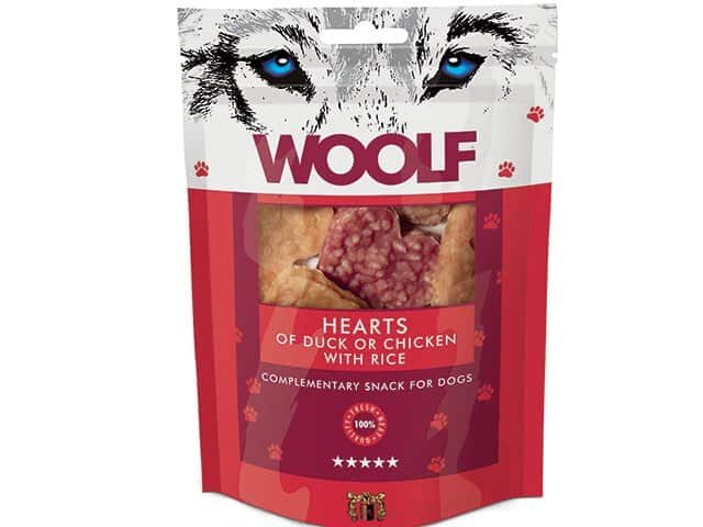 Woolf Hearts of Duck or Chicken with Rice 100g
