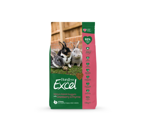 Burgess Excel Kanin Mature Cranberry & Thyme 1,5 kg