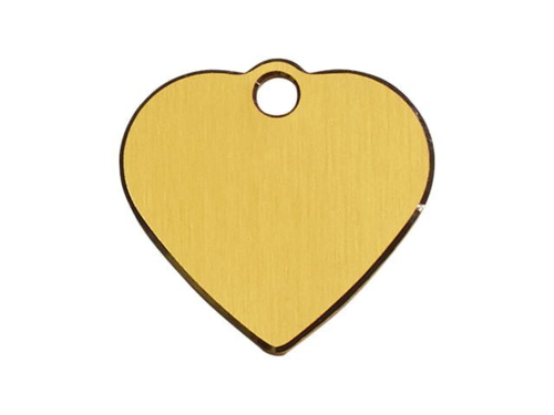 Hundetegn Guld Lille hjerte