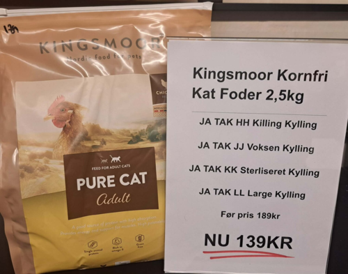 Kingsmoor Katte foder 2,5kg