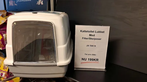 Lukket Katte Toilet