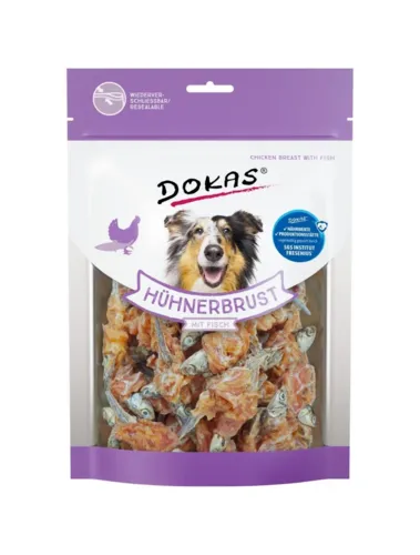 Dokas Kyllingebryst m. fisk 220gr