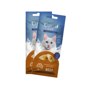 Clever Cat Pillows 30g Beef