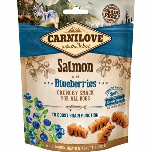 Carnilove Crunchy Laks/Blåbær Kornfri