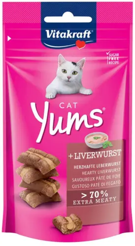 Cat Yums Med Leverpølse