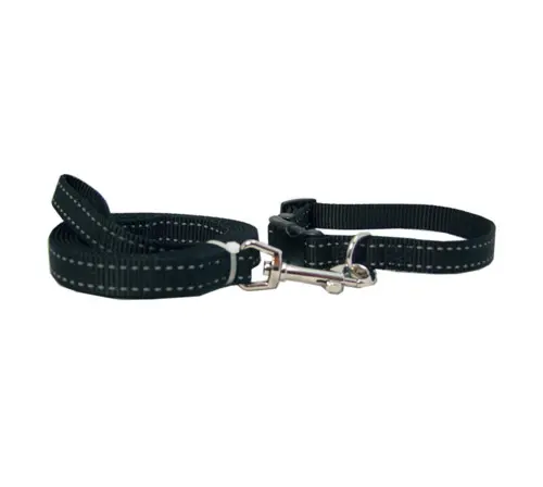 Collar and lead set