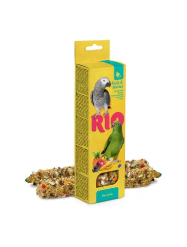 Rio Sticks Med Frugt/Bær Papegøje Stænger