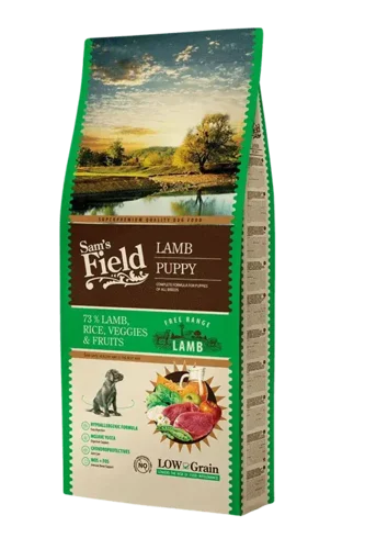 Sams Field Mini/Medium Hvalpe Foder Lam