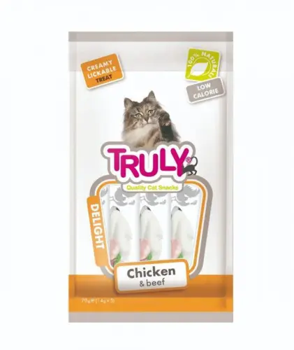 Truly Kat Creamy Lickable Kylling/Okse 70g