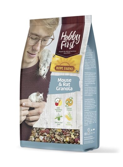 Hobby first Mus/Rotte Foder 800gram