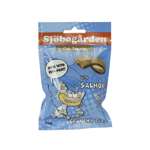 Sjöbogårdens Cat Snacks Pillows Salmon 60g