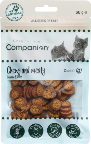 Companion KAT blød tyggesnack med and og græskar