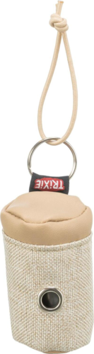 hundeposedispenser i canvas og læder