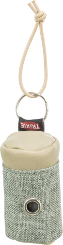 hundeposedispenser i canvas og læder