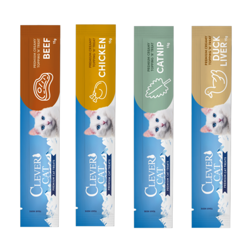 Clever Cat Creamy Cat 4-pack Mixed 4 Flavors