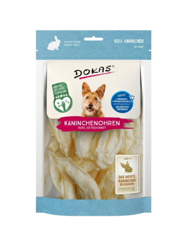Dokas Tørrede kaninører 70gr