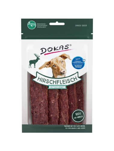 Dokas Tørrede krondyrskiver 60gr