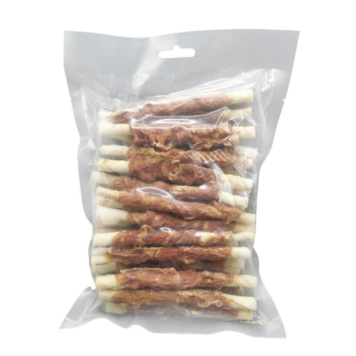 Kæledyrsshoppen Super Snack oksehud med beef 350gram