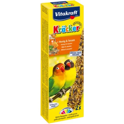 Kräcker Honning-Sesam Dværgpapegøje 2stk. 180g