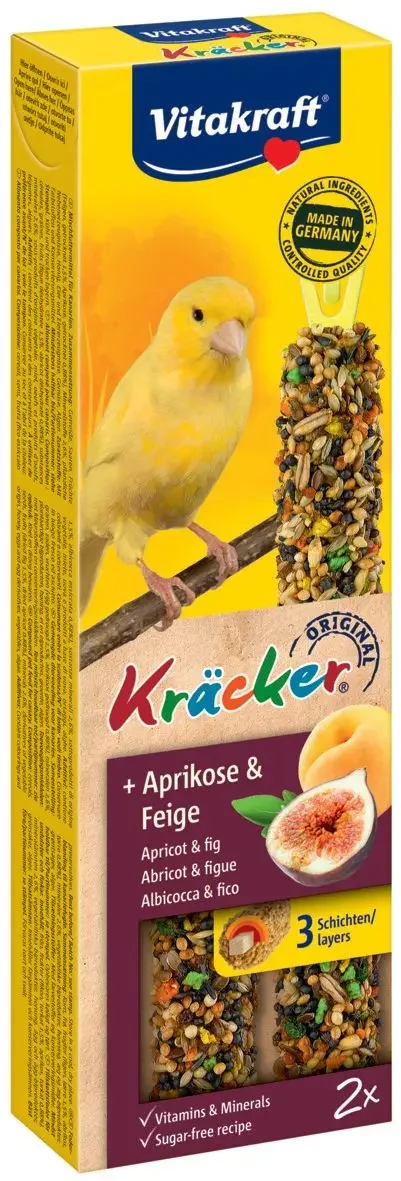 Vitakraft stænger til Kanarie med abrikos og fersken