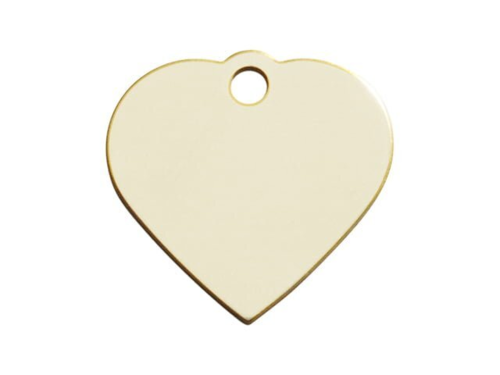 Hundetegn Guld Stort Hjerte