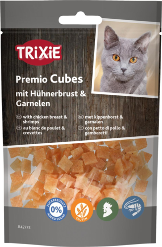 Premio Cubes med kyllingebryst og rejer