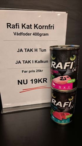 Kornfri Rafi Vådfoder kat 400gram
