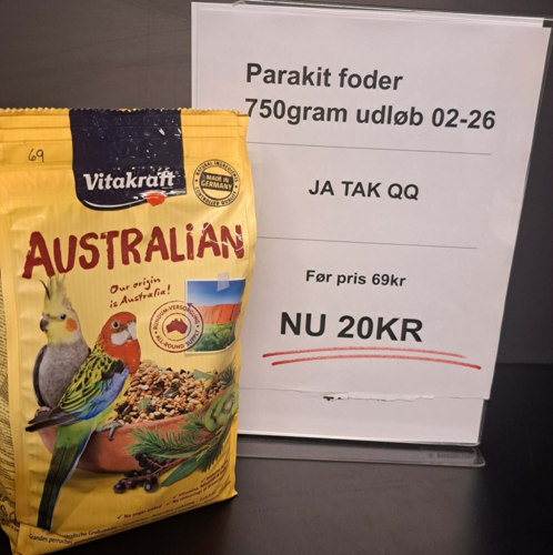 Australien Parakit Foder 750Gram