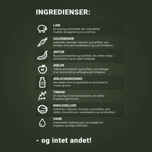 Smagspakke 3 Bøtter Kylling,Lam,Okse