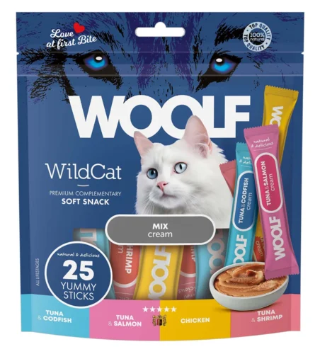 Woolf Wildcat Cream 25 stk – Mix flavour