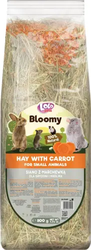 Bloomy Hø med gulerødder 800gram