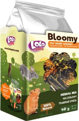 Bloomy Urtemix for gnavere og kaniner 40gram