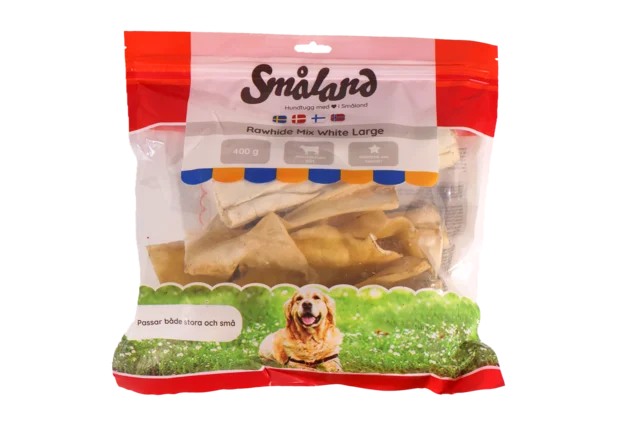 Småland Rawhide Mix White Large 400g