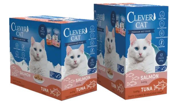 Clever Cat Pouches 12-pack Salmon & Tuna
