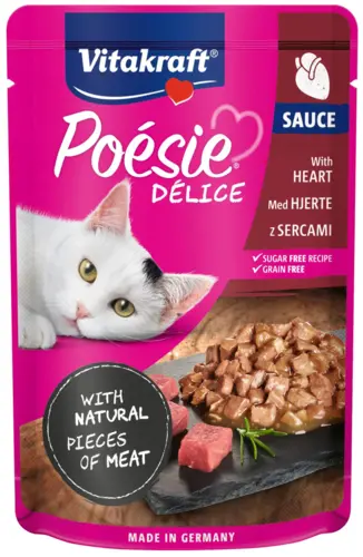 Poesie Delice Vådfoder Med Hjerte Kat