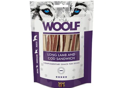 Woolf Lam/Torsk Sandwich 100gram