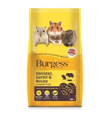 Burgess Hamster, Degu, Rotter Og Mus 750gram