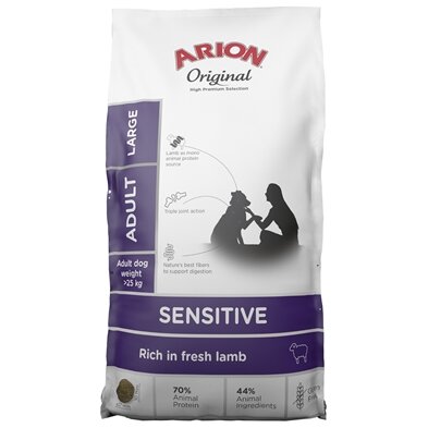 Arion  Sensitiv Large Voksen Foder Lam/Ris