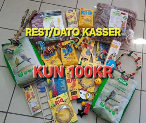 Rest Kasser Til Undulat
